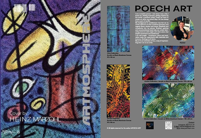 POECH ART feature in Artmosphere Magazine, Issue 41